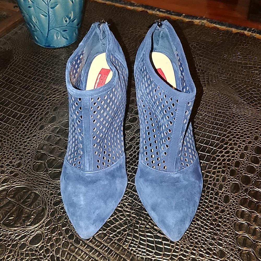 Blue booties